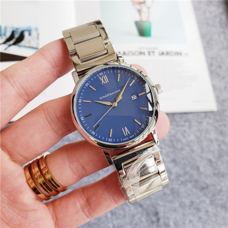 Relógio masculino relógio masculino moda relógio de quartzo de três ponteiros eu relógio de marca superior