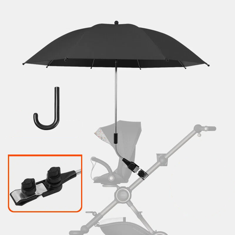 Guarda-Sol Para Carrinho De Bebê , Chuva , Ferramenta Caminhada De Proteção Solar