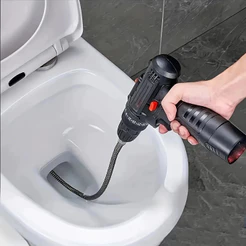 Desentupidor Limpador para Pias Ralos Canos Com Mola flexivél Adaptador para Furadeira 1 Metros Dragagem Do Esgoto