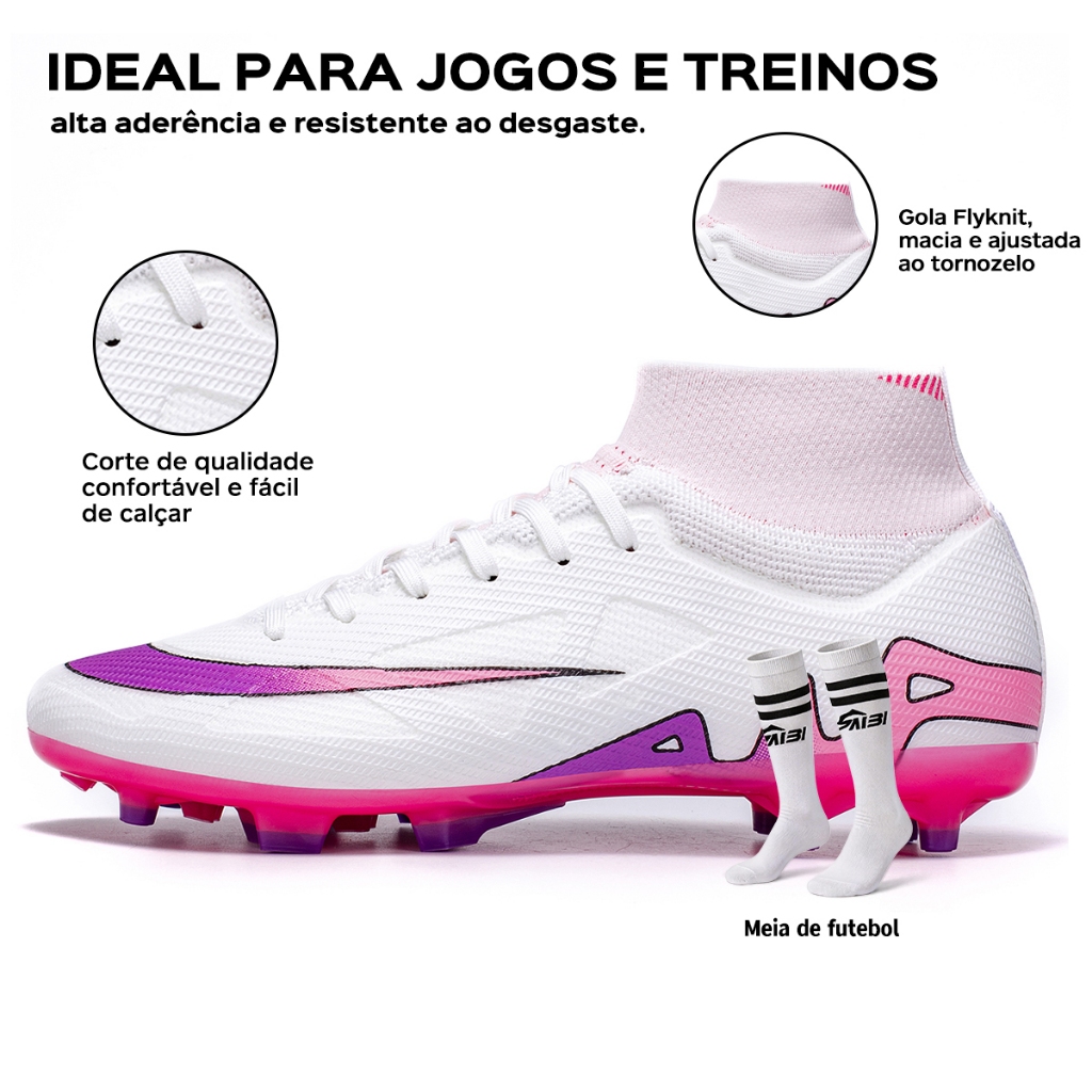 COD Chuteiras Masculinas AG Artificiais De Futebol Unissex Confortáveis E Duráveis Para Treinamento Ao Ar Livre