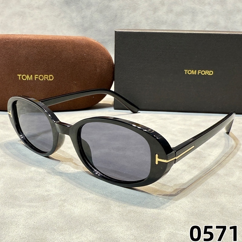 Óculos de sol de alta qualidade em formato oval Tom, designer italiano, óculos de sol para mulheres