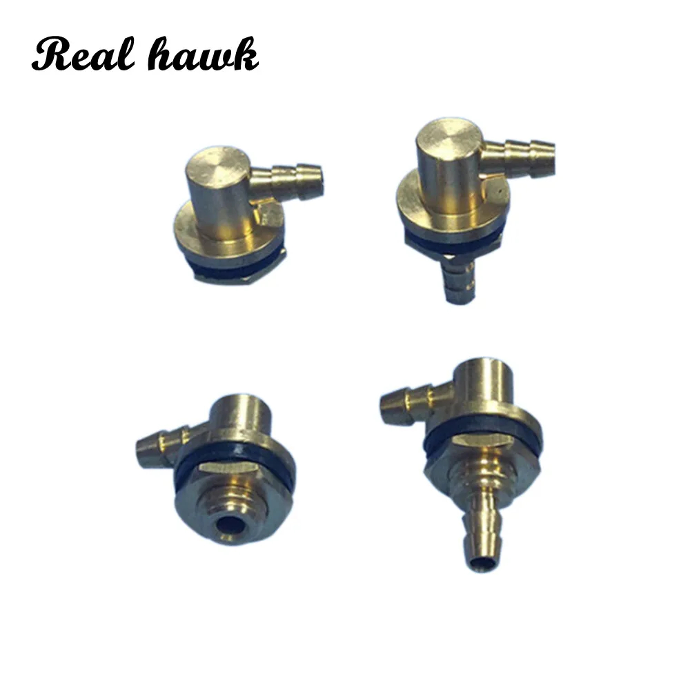 Bico de Combustível Cobre 14mm - 2 Peças (18.5/26.5mm) para Tanque RC Avião a Gasolina Alta Vedação