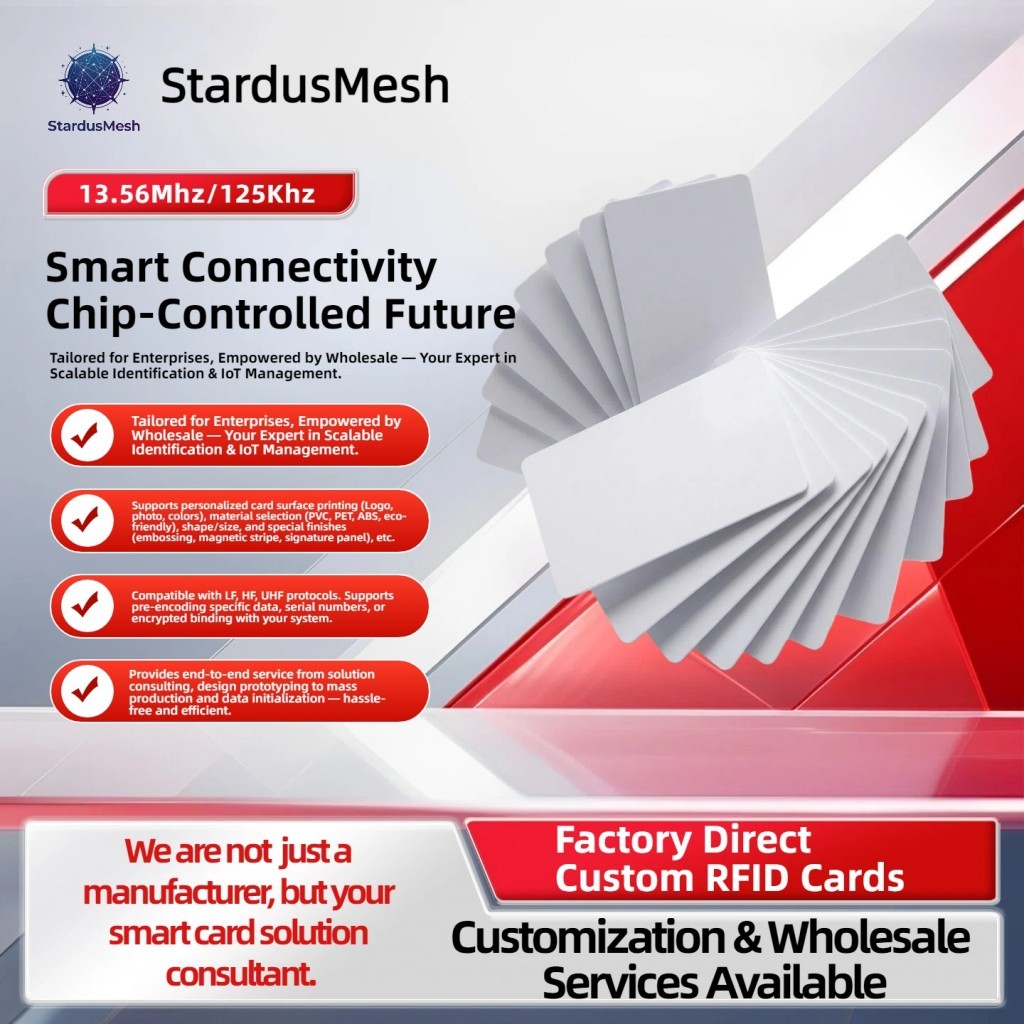 Cartão De Atendimento Sem Contato NFC Enterprise & Hotel , Chip Inteligente IC + Identificação , Suporta Expansão De Mul