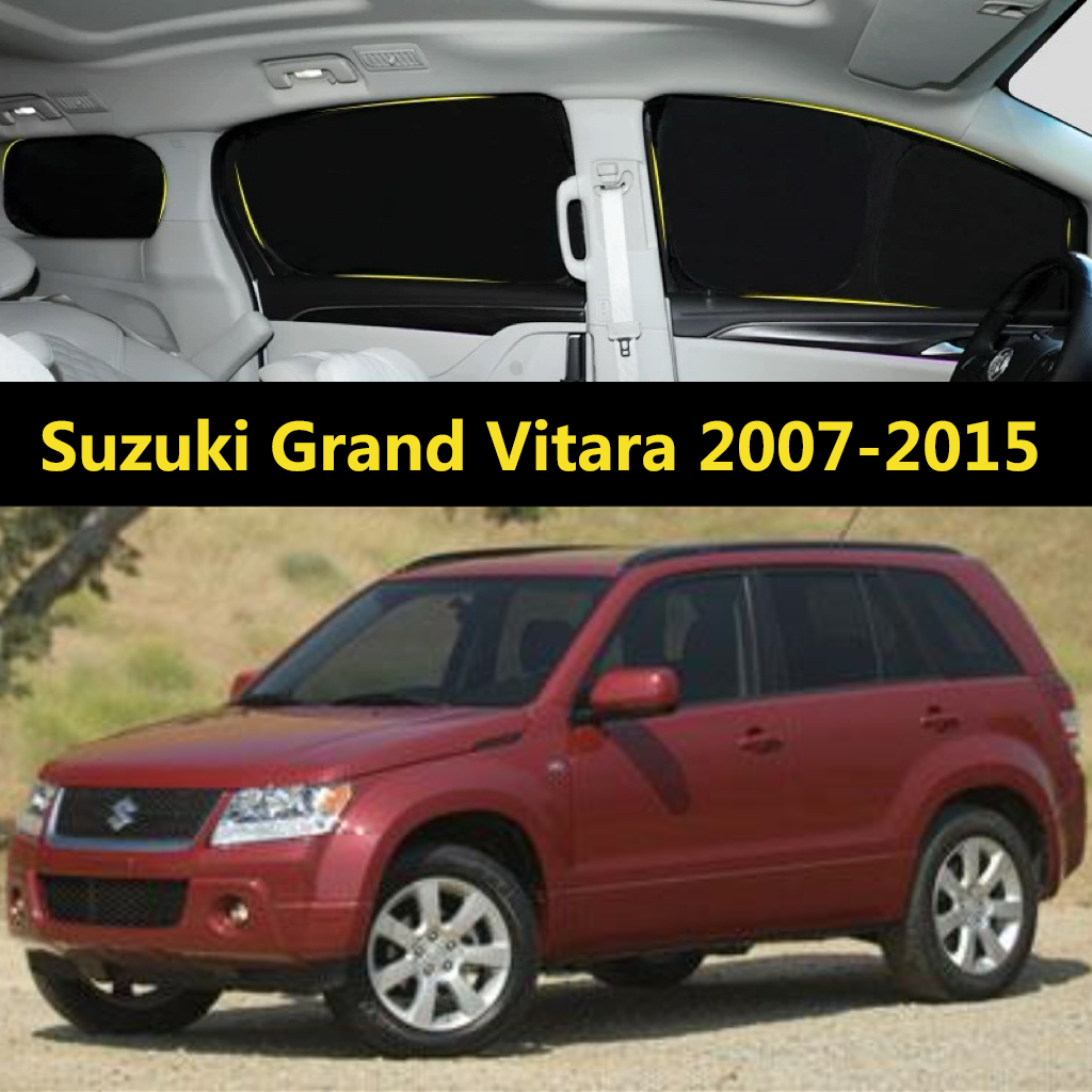 Pára-Sol Do Carro Para Suzuki Grand Vitara 2007-2015 Cortina De Totalmente Blackout Proteção Solar Privacidade Acampamen