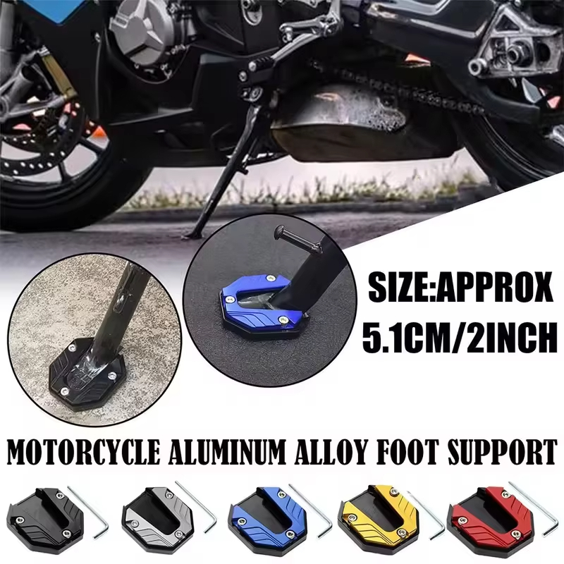 Modificação Da Base De Suporte Para Pés De Motocicleta , Pedal De Scooter Elétrico Ampliado , Acessórios Lateral Tipo Un