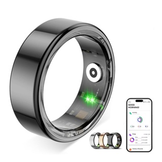 Anel Inteligente para Homens e Mulheres, Monitor de Frequência Cardíaca, Sono e Oxigênio, IP68 À Prova d'Água em Oferta na Shopee