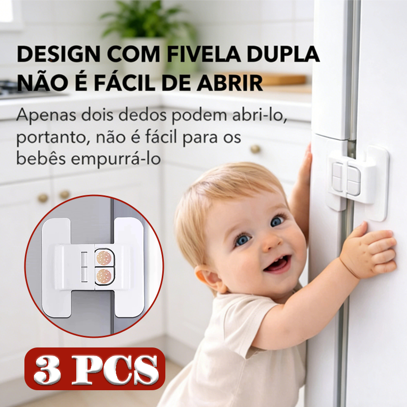 1-3 Pcs Trava de Segurança Para Geladeira Gavetas Multiuso Adesiva Protetor Infantíl Fechadura Porta Armário
