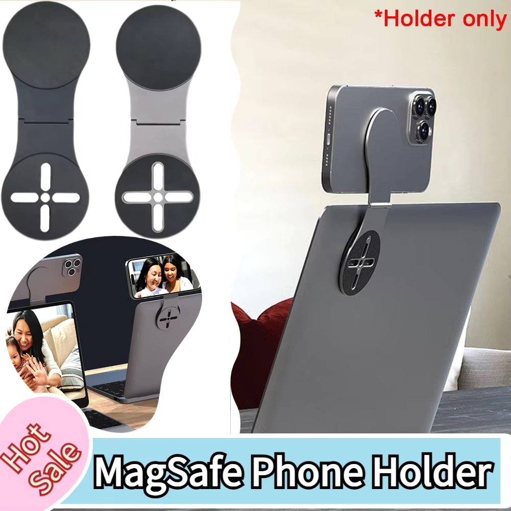Suporte De Tela Do Portátil Magnético Dobrável Montagem Lateral Tablet Telefone Display Ajustável Desktop