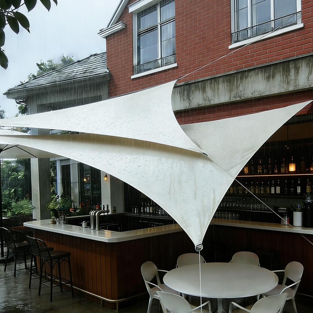 210D Sun Shade Sail Triangle Oxford Toldo Canopy , 100gsm Sombra À Prova D'água Vela Jardim 95 % Bloco UV Para Exterior
