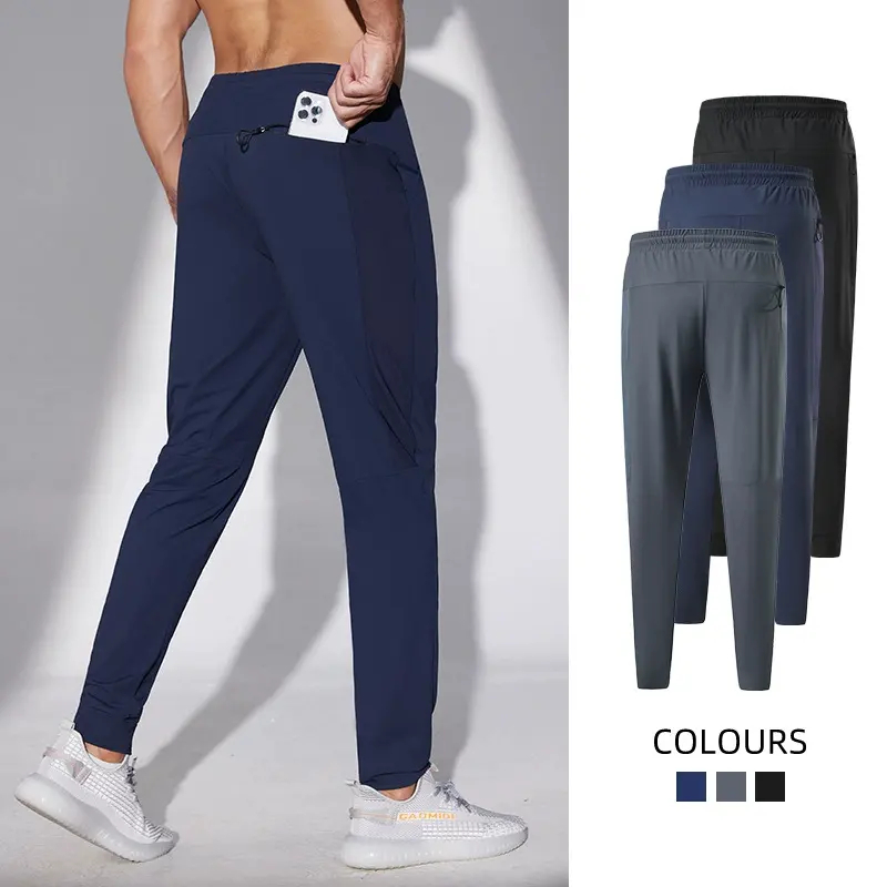 Calça De Moletom Masculina , Esportiva Slim Fitness , Secagem Rápida , Academia , Corrida , Treinamento Esportivo , Agas