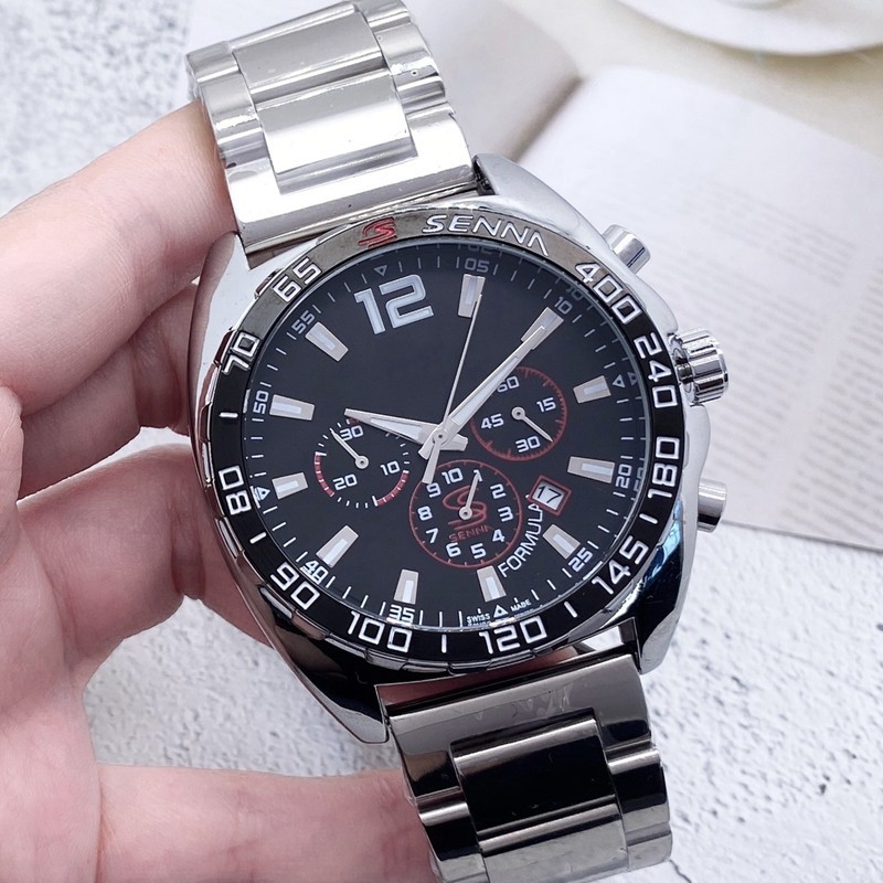 Relógio masculino relógio masculino moda seis ponteiros relógio de quartzo TAGS relógio clássico F1 marca superior relóg