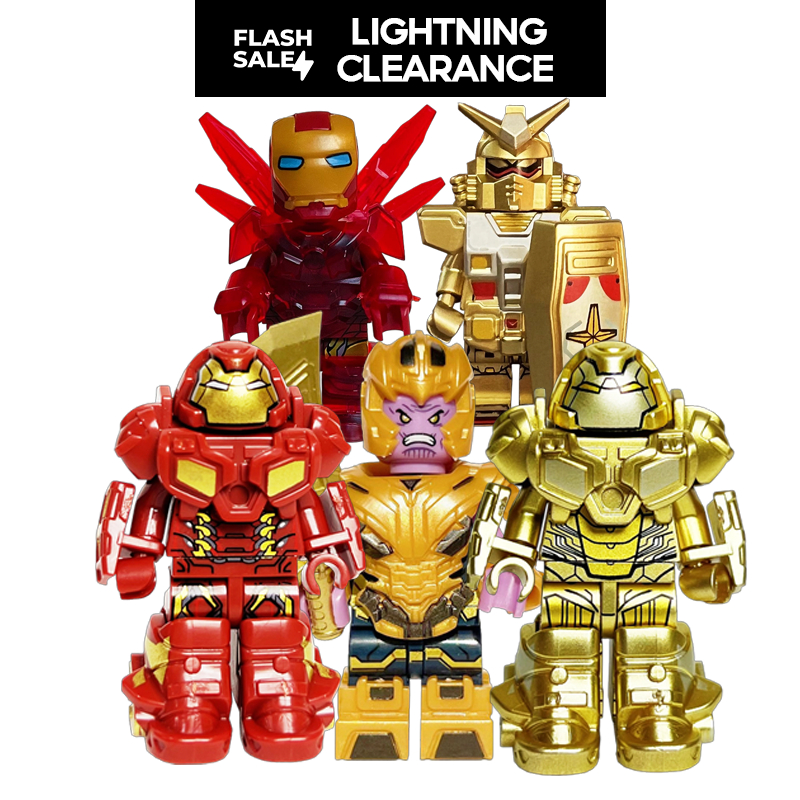 🔥⚡️Compra por tempo limitado | Pode montar bonecas de blocos de construção |Hulk, Transformadores, Thanos