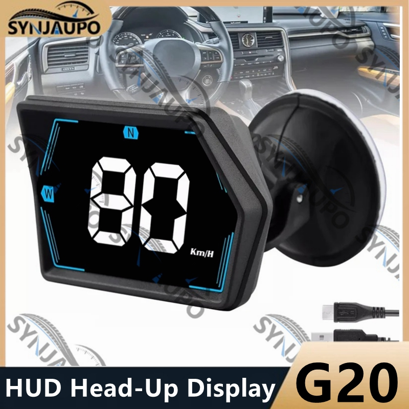 G20 GPS Carro Velocímetro Digital HUD Head-Up Display Universal Grande Fonte Alarme De Excesso De Velocidade Para Carros
