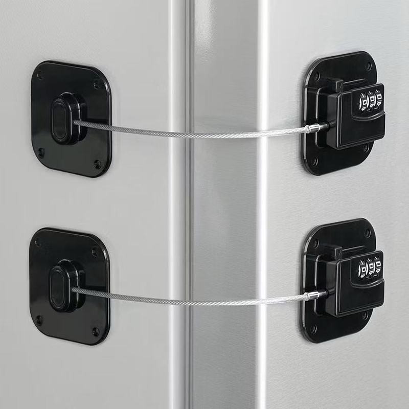 Trava Tranca Com Senha para Geladeira Freezer Porta Janela Gaveta Não Precisa