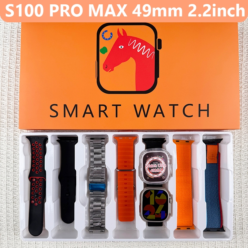 2026 S100 Ultra Smartwatch Chamada Bluetooth Série IWO 10 2.2 Polegadas Homem e mulher movimento Relógio
