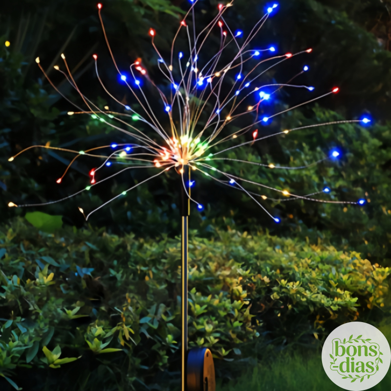 KIT 2/4 Luzes Solares De Jardim 2 LEDs 6 LEDs De Fogos De Artifício À Prova D'água Ao Ar Livre Plugue E De Terra