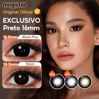【100% Original】DIA 16.0mm 1 Par lente de contato colorida Magister lentes Faça seus óculos parecerem maiores em Oferta na Shopee