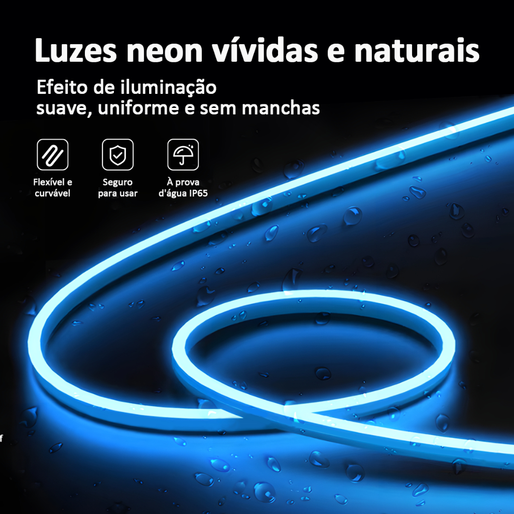 Fita de LED Neon RGB Flexível 30m — foto 6