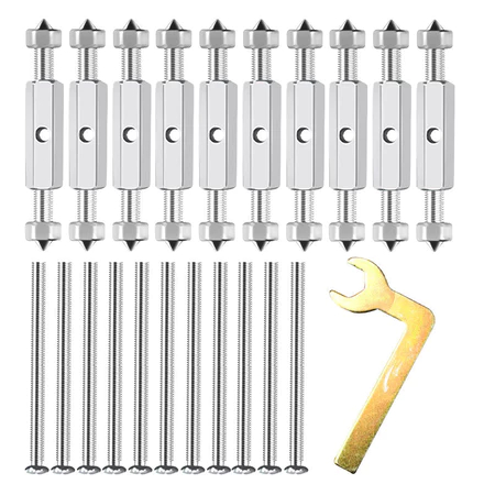 10pcs Kit de Reparo para Caixa de Luz Tomada Interruptor Modelo 118-Material metálico