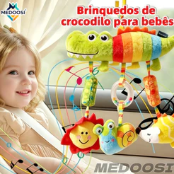 MEDOOSI Bebê Recém Nascido Coruja 0-3anos Mobile para Carrinho Berço E Mordedor Montessori Brinquedo Chocalho Infantil