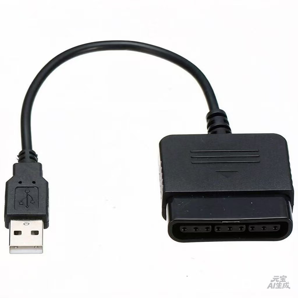 Cabo Conversor Adaptador De Controlador USB Para PlayStation PS2 PS3 PC De Jogo 2 3