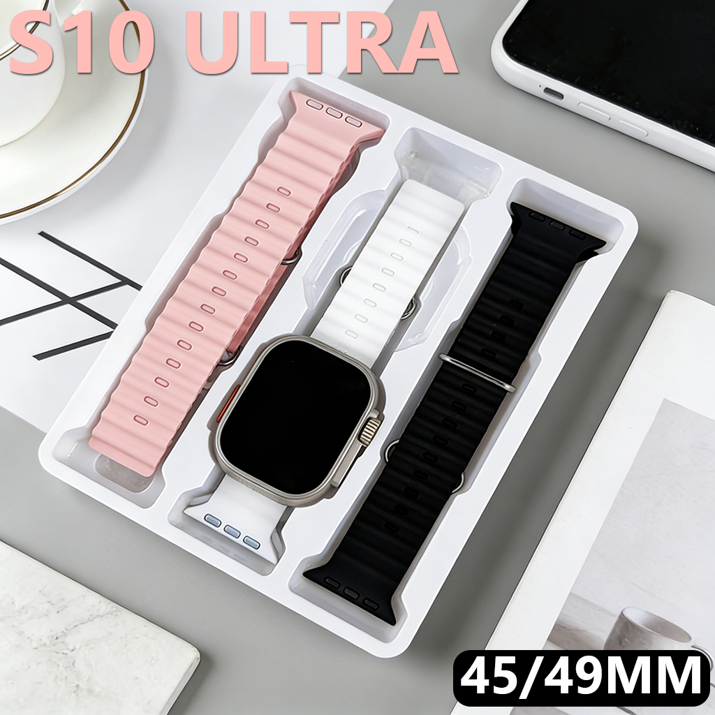 2026 Smartwatch original S10 Ultra Pro 2.4 Hd 45/49mm Tela Grande Digital Inteligente Para Homens E Mulheres