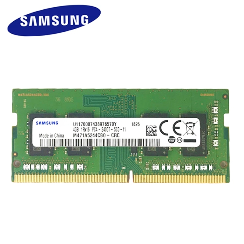 Samsung DDR4 RAM 4GB 8GB 16GB DDR4 3200MHz PC4-25600S Memória Portátil SODIMM Notebook 260pin 1.2V