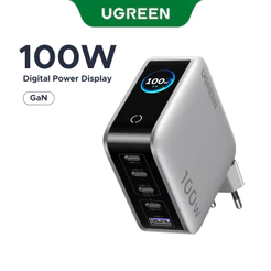 Carregador UGREEN 100W 5 Portas Ue GaN (USB-C * 4/A * 1) , Rápido Para Iphone/Samsung/Computador/Ipad