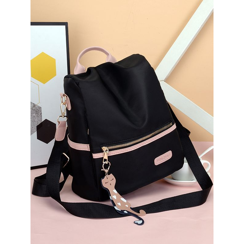 Mochila Feminina reforçada Grande Antifurto Impermeável Reforçada Com Bolsas transversais e mochilas