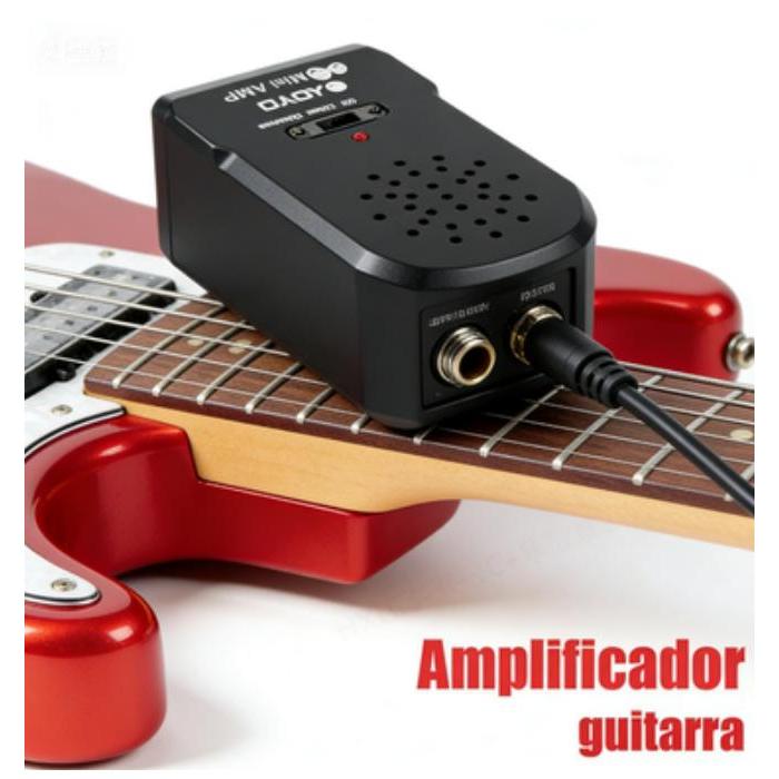 JOYO JA-01 Guitarra Mini Amplificador Elétrico Portátil Fone de Ouvido Efeito Som de Alta Qualidade