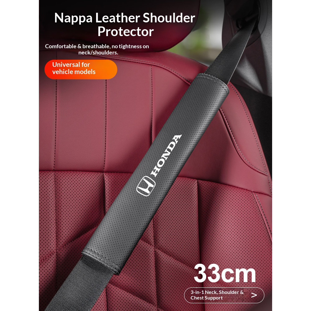 Cinto De Segurança Para Assento De Carro , Protetor De Ombro , Almofada Honda Accord BR-V City Civic CR Fit HR Jazz Insp