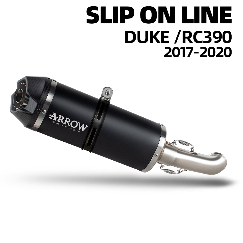 Para DUKE390 DUKE250 RC390 RC250 2017-2020 Motocicleta Seta Escape Deslizamento Na Linha Silenciador Esporte Kit De Bici