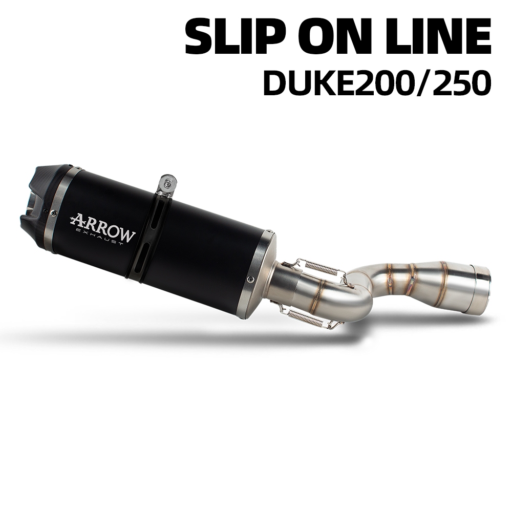 Escorregar Na Linha Para Duke200 Duke250 Duke390 RC250 RC390 Silenciador De Escapamento De Seta De Motocicleta