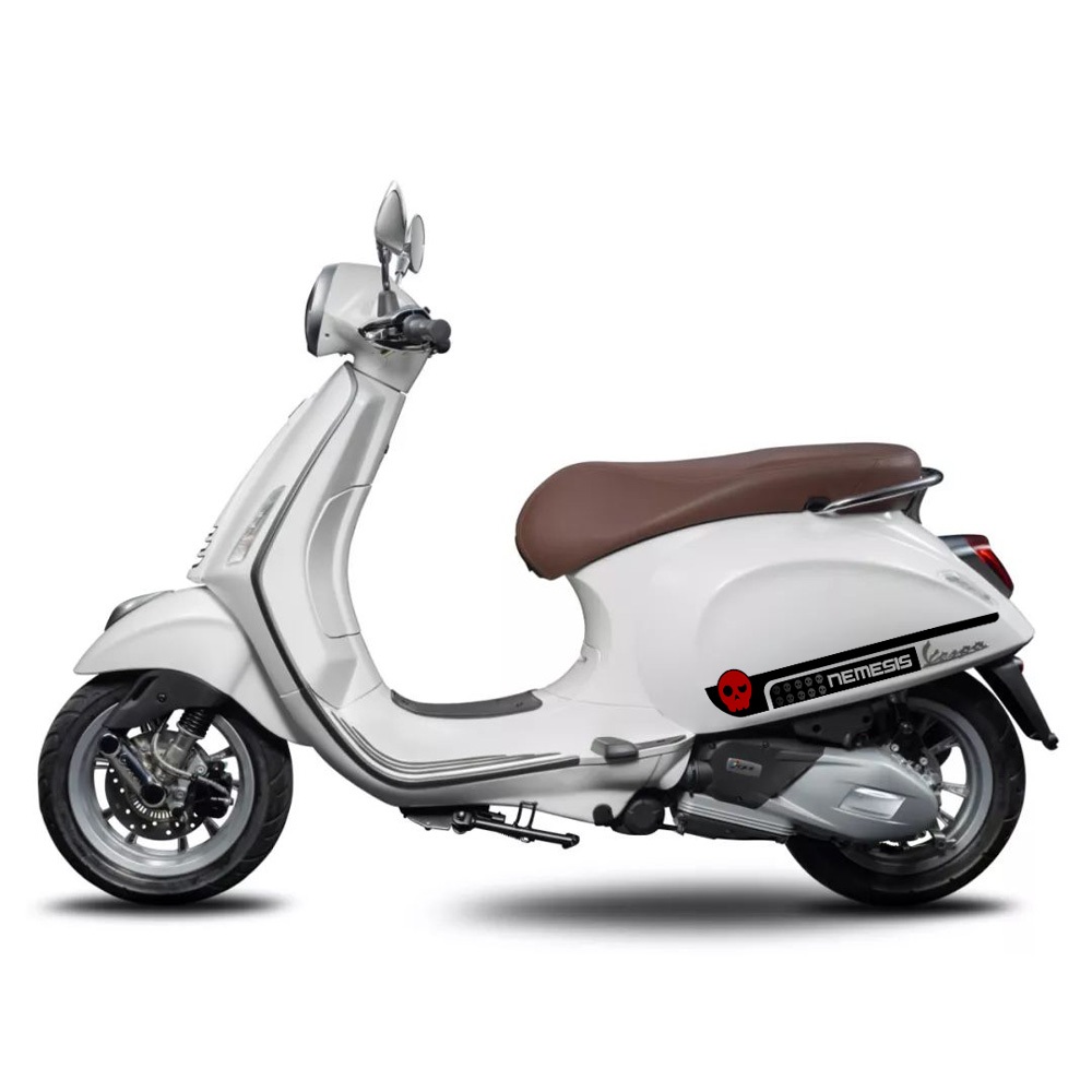 Vespa Adesivo Locomotiva Scooter Carro Modificado Adequado Para 300 Piaggio 150 Sprint Gts150