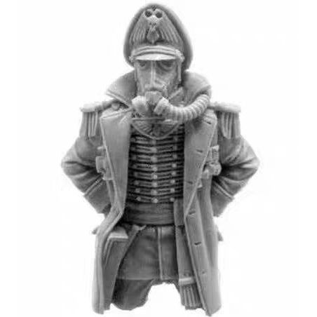 Resina Branca Modelo H146 Comissário Político (Bust) Criggle Death Army V6KK