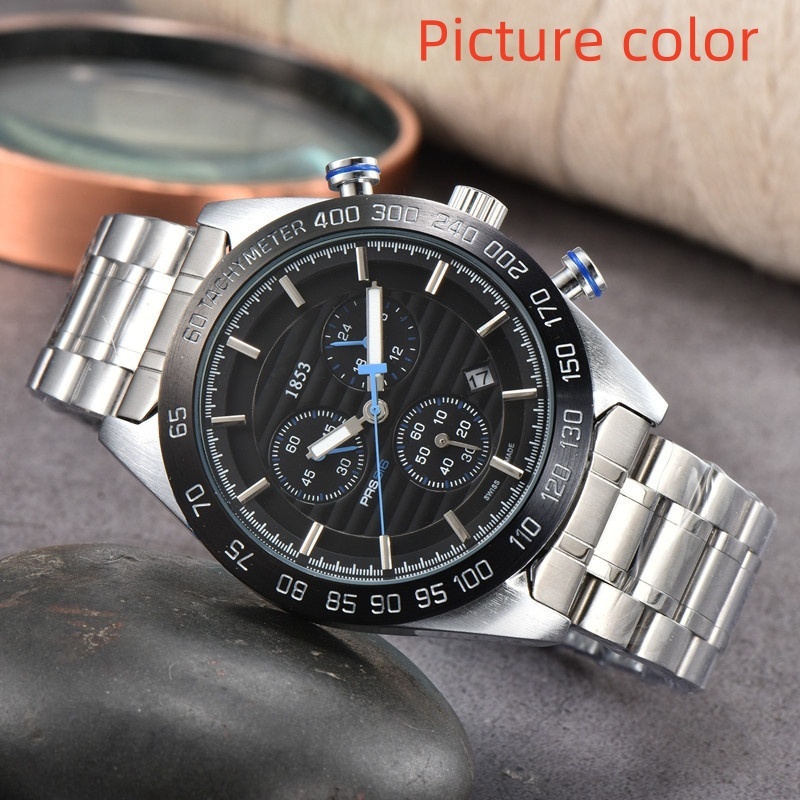 Relógio masculino relógio masculino moda seis ponteiros relógio de quartzo Tis relógio de marca superior PRS516