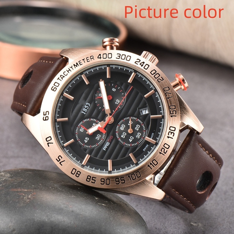Relógio masculino relógio masculino moda seis ponteiros relógio de quartzo Tis relógio clássico marca superior PRS516