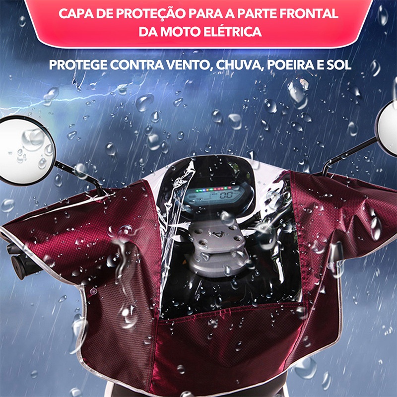 Capa de cabeça do motor,Motocicleta Oxford Capa De Pano À Prova D'água Chuva Painel De Pó Protetor Solar C2X8 em Oferta na Shopee