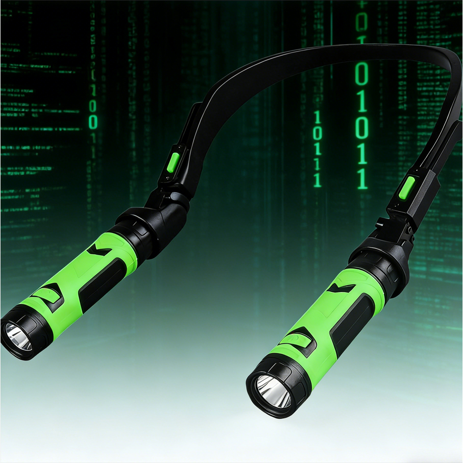 Lanterna Flexível Pescoço Lâmpada Luz Leitura USB Recarregável Portátil Emergência ao ar livre