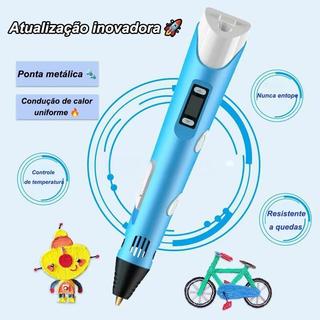 Caneta Para Impressora 3d Com Garantia De Produto Selada + Refil