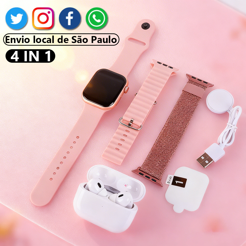 2026 Novo Smartwatch S10 Pro Calculadora de teste de pressão arterial com suporte para chamadas Bluetooth+TWS Air Pro 3