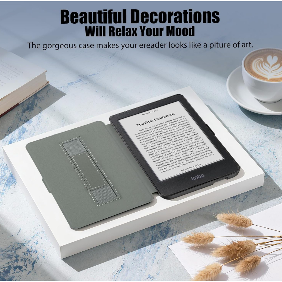 Case with Strap for Kindle Paperwhite 2024 12th Generation 7 Inches Model SA569P/SA568B