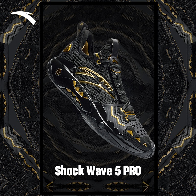 [Kyrie Irving] ANTA Men SHOCK WAVE 5 PRO Tênis De Basquete Outfield Training Calçados Esportivos 112531133ss