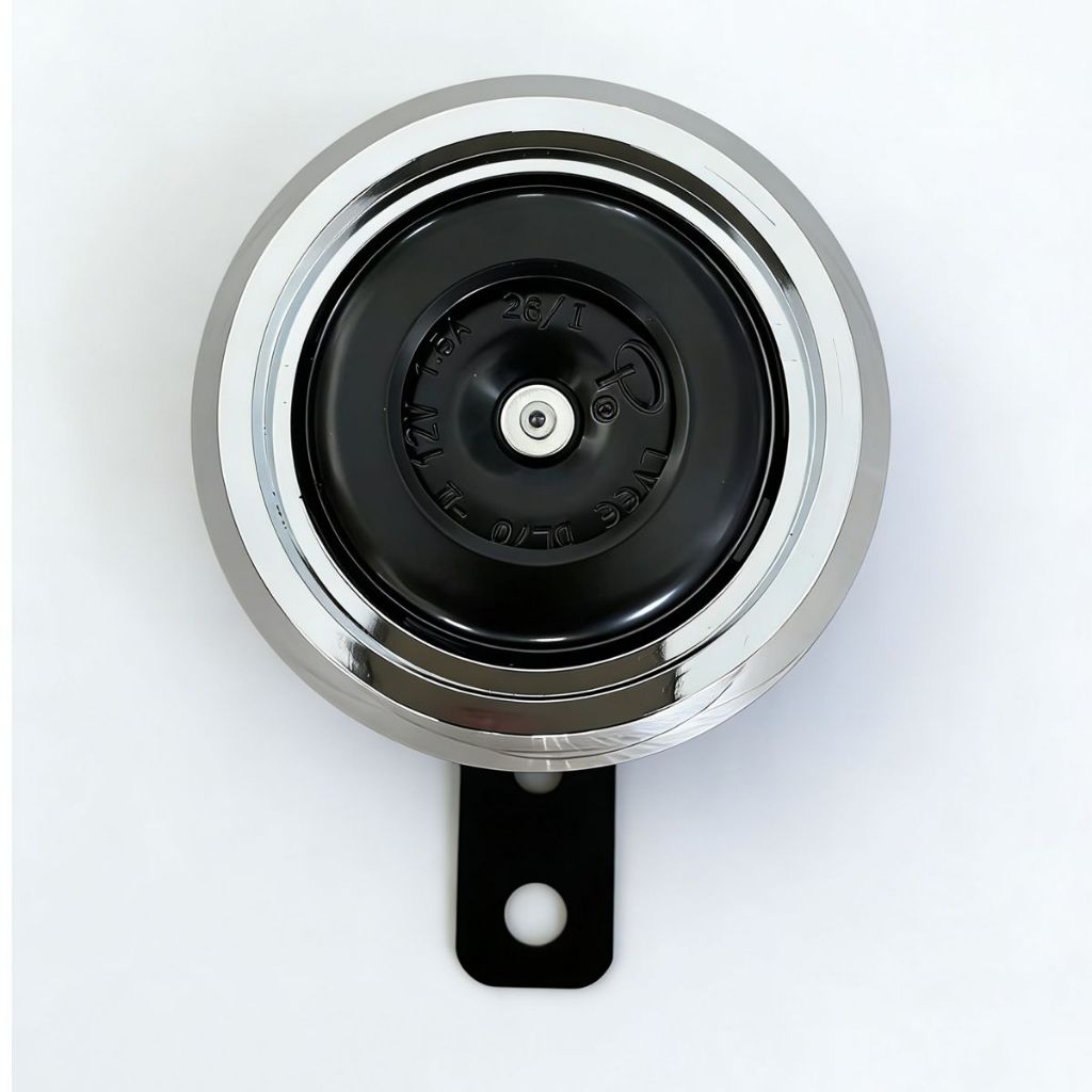 Buzina Universal Para Motocicleta 12V , Modelo Original , Preta