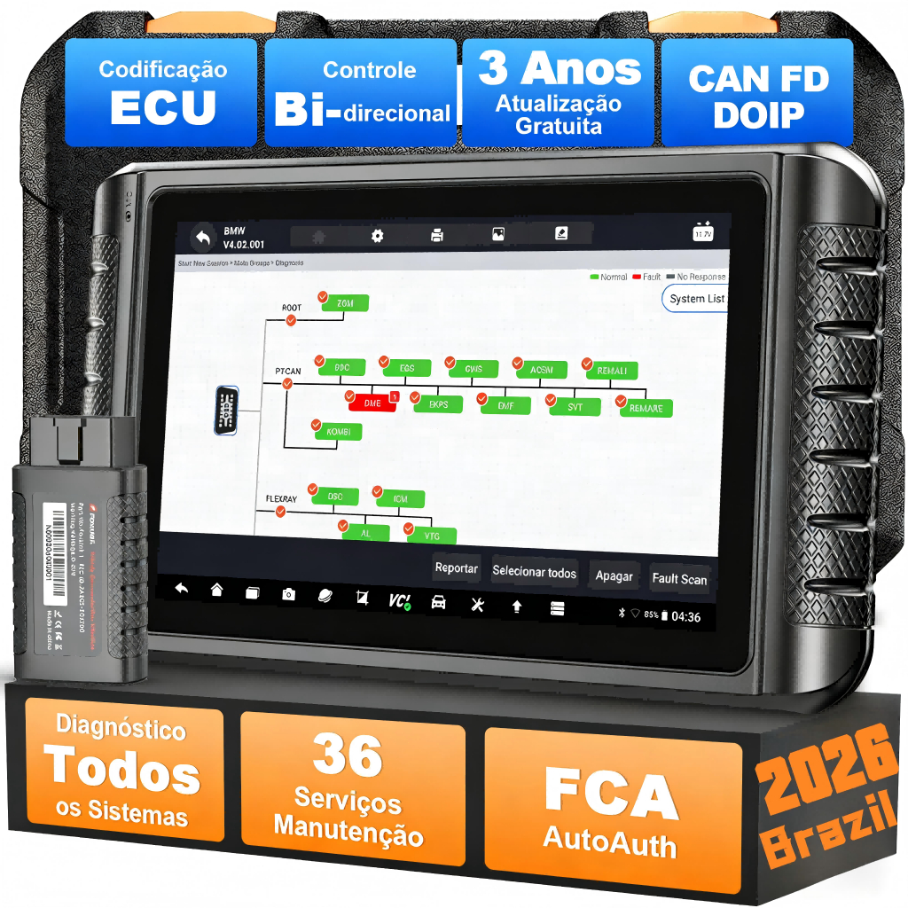 FOXWELL NT1009 Scanner Automotivo Profissional De Carro Diagnóstico Ferramenta De ECU Automotivo