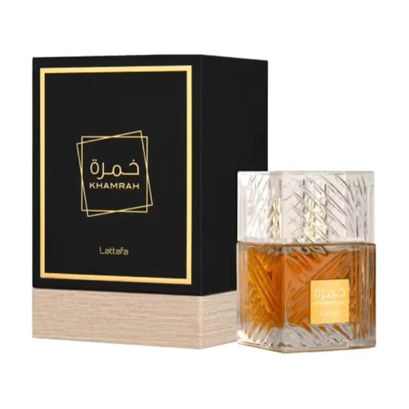 Perfume Lattafa Khamrah 100ml Masculina Perfume Eau De Parfum Original 100% Árabe Perfume