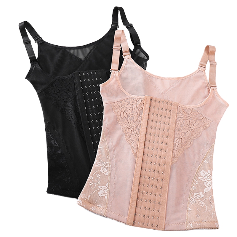 Modelador de Cintura Feminino Modelador de Corpo Lingerie Controle de Barriga Corset Top