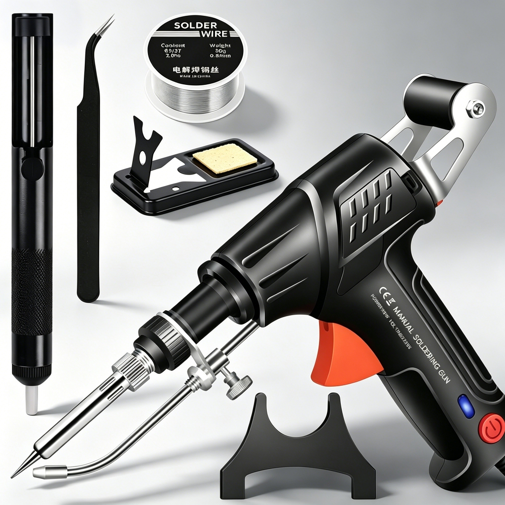 Kit Automático Da Pistola De Solda , Ferramenta Elétrica Portátil Soldadura Do Ferro Para O Reparo Eletrônico