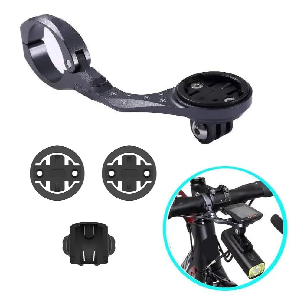 Suporte Alumínio Para Gps Garmin, Bryton, Gopro E Farol