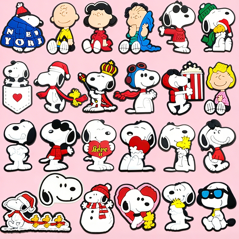 1 Pçs Bonito Dos Desenhos Animados anime Cão Série Acessórios De Sapato PVC Quente Encantos Para Tamancos Sandálias DIY